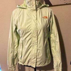 The North Face jacket light green